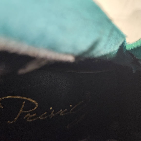 Heel less wedges mint and funky shoes - Picture 5 of 8